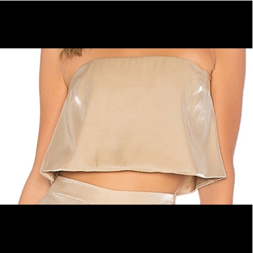 Lover and friends strapless top
